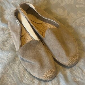 Soludos Beige Suede Espadrilles